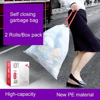 2 Rolls 90pcs Drawstring Trash Bags Home Kitchen Bathroom Portable Automatic Drawstring Plastic Bag Disposable Garbage Bag
2 Rolls 90pcs Drawstring Trash Bags Home Kitchen Bathroom Portable Automatic Drawstring Plastic Bag Disposable Garbage Bag