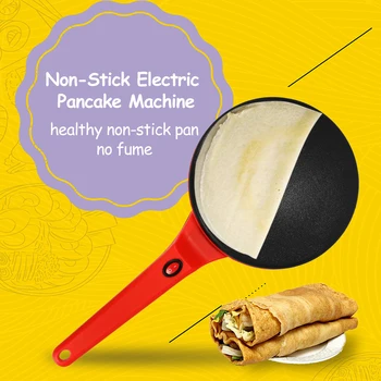 Non-stick Electric Crepe Maker Pancake Machine Griddle Baking Pan Cake Machine Kitchen Cooking Appliance
Non-stick Electric Crepe Maker Pancake Machine Griddle Baking Pan Cake Machine Kitchen Cooking Appliance