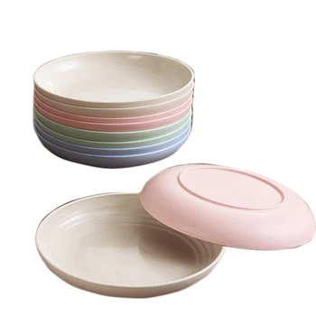 8Pcs Wheat Straw Dinner Plates, Dinner Plates Dessert Plates Unbreakable Dinner Plates for Salad Pasta Steak Fruit 25CM
8Pcs Wheat Straw Dinner Plates, Dinner Plates Dessert Plates Unbreakable Dinner Plates for Salad Pasta Steak Fruit 25CM