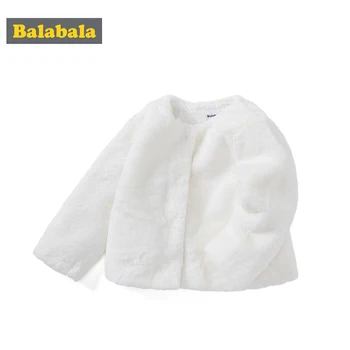 Balabala Girls baby warm jacket 2020 new solid color fashion trend cute temperament plus velvet jacket 
Balabala Girls baby warm jacket 2020 new solid color fashion trend cute temperament plus velvet jacket