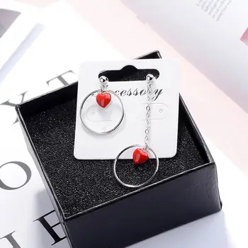 Chandler Bohemia Circle Heart Earring Asymmetry Long Short Geometry Round Enaml Love Charm Drop Silver Fashion Jewelry EH043
Chandler Bohemia Circle Heart Earring Asymmetry Long Short Geometry Round Enaml Love Charm Drop Silver Fashion Jewelry EH043