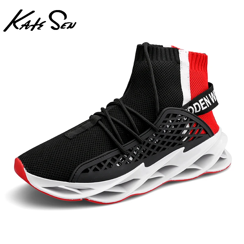 2020 Men's Trend Lightweight Blade Running Sneakers Fitness Comfortable Soft Cushioning Athletic Training Footwear Sports Shoes
2020 Men's Trend Lightweight Blade Running Sneakers Fitness Comfortable Soft Cushioning Athletic Training Footwear Sports Shoes