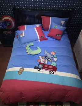 Cute cartoon animal bedding set teen child,full queen king cotton single double home textile bedsheet pillow case quilt cover
Cute cartoon animal bedding set teen child,full queen king cotton single double home textile bedsheet pillow case quilt cover