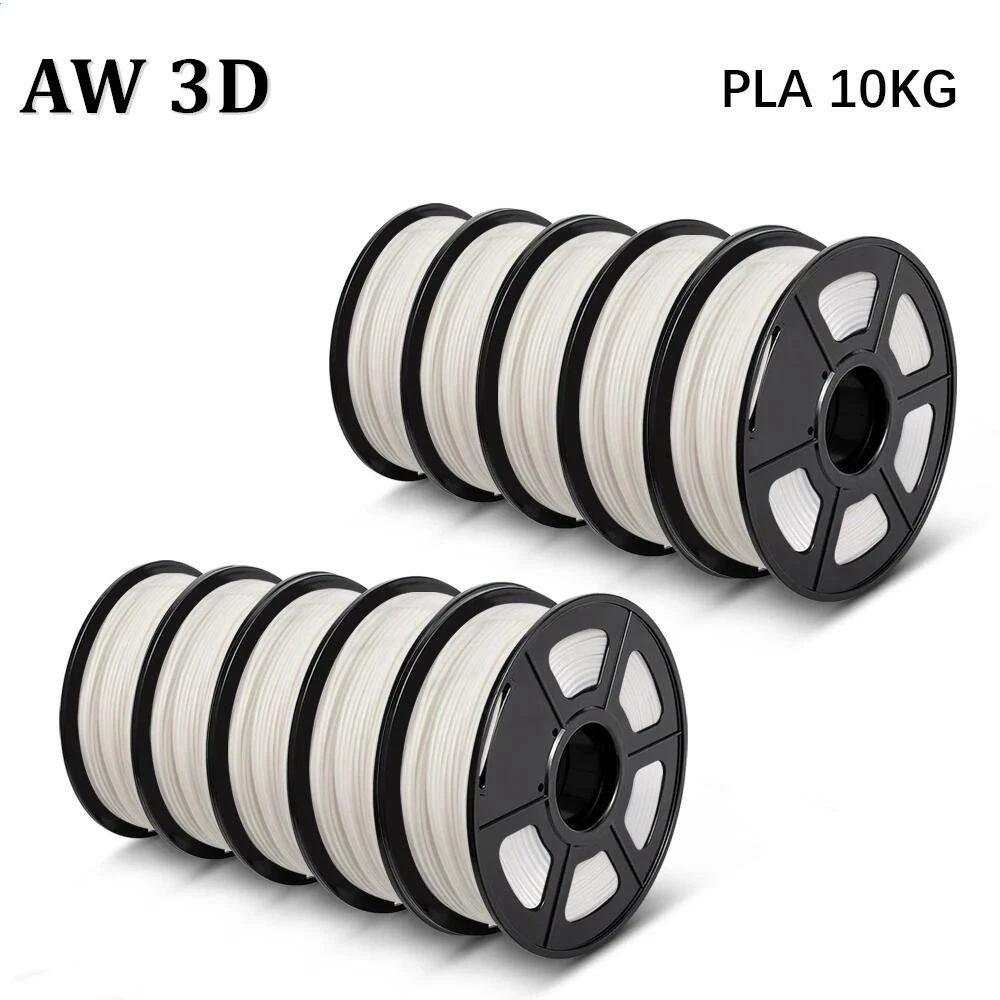 AW 3D filament 1kg PLA 5 rolls/10 rolls 1.75MM 3D Printer Filament High strength Rigidity Material For Printing Artwork
AW 3D filament 1kg PLA 5 rolls/10 rolls 1.75MM 3D Printer Filament High strength Rigidity Material For Printing Artwork