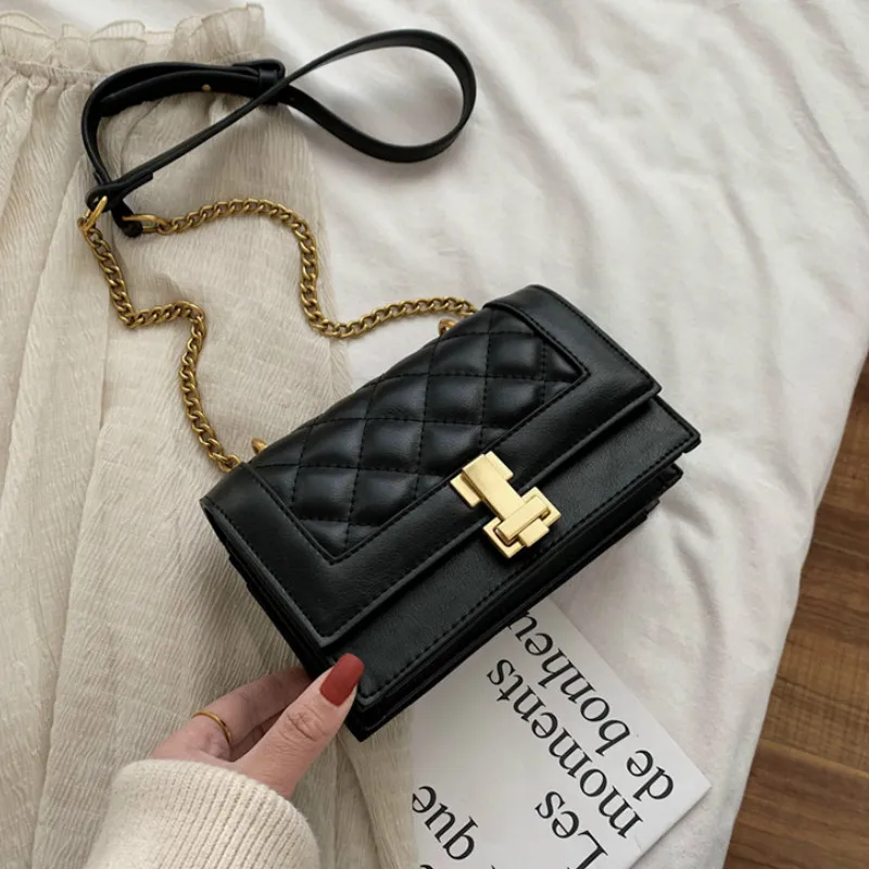 Women Handbag 2020 New Famous Brand Designer Fashion Chain PlaidCrossbody Messenger Bag Small Square Shoulder Bag
Women Handbag 2020 New Famous Brand Designer Fashion Chain PlaidCrossbody Messenger Bag Small Square Shoulder Bag