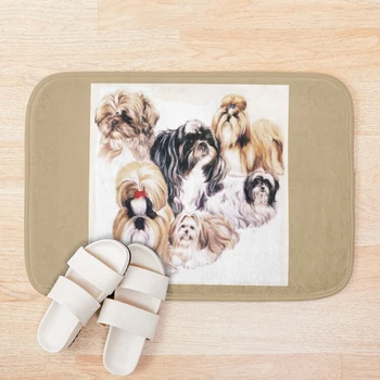 Shih Tzu Montage Bath Mat Bathroom Bath Mat Set Mirrofiber Cartoon Bath Rug Set
Shih Tzu Montage Bath Mat Bathroom Bath Mat Set Mirrofiber Cartoon Bath Rug Set