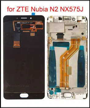 5.5" Original AMOLED LCD Display for ZTE Nubia N2 NX575J LCD Display Touch Screen Digitizer Panel Sensor Replacement with Frame
5.5" Original AMOLED LCD Display for ZTE Nubia N2 NX575J LCD Display Touch Screen Digitizer Panel Sensor Replacement with Frame