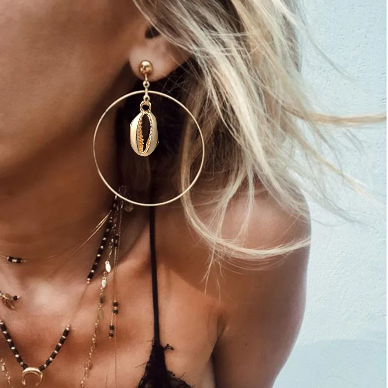 2019 Natural Conch Shell Dangle Drop Earrings For Women Bohemian Wedding Gifts Trendy Summer Pendant Earrings Jewelry 
2019 Natural Conch Shell Dangle Drop Earrings For Women Bohemian Wedding Gifts Trendy Summer Pendant Earrings Jewelry