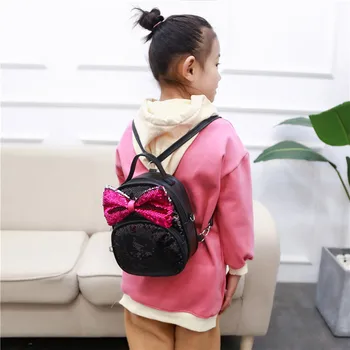 Fashion mini backpack Parent-child Sequin Bow Travels Backpack School Bag Personality Double-shoulder Bags Женский Рюкзак #jsw
Fashion mini backpack Parent-child Sequin Bow Travels Backpack School Bag Personality Double-shoulder Bags Женский Рюкзак #jsw