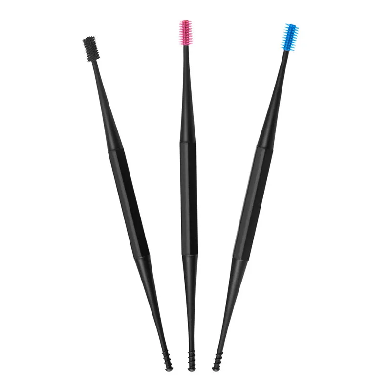Description Picture 2 of itemSilicone Ear Pick Double Head Earpick Ear Clean Tool Double-ended Earpick Ear Wax Curette Remover Ear Clean Spoon Spiral Design