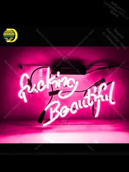 Cool Decorative Neon Signs Fucking Beautiful Beer Bar Pub Sign Handcrafted Real Glass Tubes Outdoor Wall Light Pet Shop Sign
Cool Decorative Neon Signs Fucking Beautiful Beer Bar Pub Sign Handcrafted Real Glass Tubes Outdoor Wall Light Pet Shop Sign
