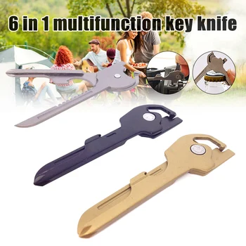 6-In-1 Outdoor Multi-function Key Cutter Screwdriver Bottle Opener Travel Home Multipurpose Tool HUG-Deals
6-In-1 Outdoor Multi-function Key Cutter Screwdriver Bottle Opener Travel Home Multipurpose Tool HUG-Deals