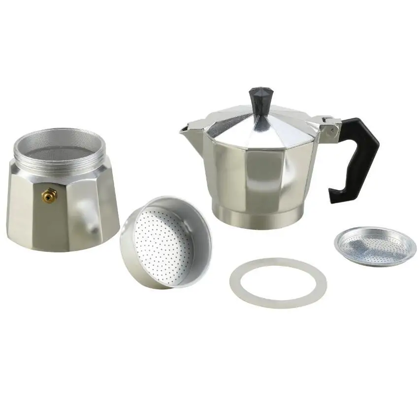 Coffee Maker Aluminum Mocha Espresso Percolator Pot Coffee Maker Moka Pot 1cup/2cup/6cup/9cup/12cup Stovetop Coffee Maker
Coffee Maker Aluminum Mocha Espresso Percolator Pot Coffee Maker Moka Pot 1cup/2cup/6cup/9cup/12cup Stovetop Coffee Maker