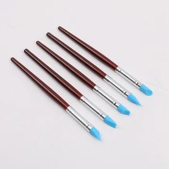 5pcs Wood Handle Silicone Rubber Clay Shaper Sculpting Polymer Modelling Pottery Tools Set For DIY Crafts
5pcs Wood Handle Silicone Rubber Clay Shaper Sculpting Polymer Modelling Pottery Tools Set For DIY Crafts