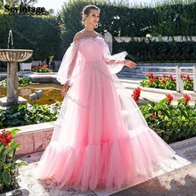 Chenxiao Chic Dark Green Tulle Prom Dresses Off Shoulder Long Sleeve Evening Gowns Lace Sweetheart Formal Party Dress 2022
Chenxiao Chic Dark Green Tulle Prom Dresses Off Shoulder Long Sleeve Evening Gowns Lace Sweetheart Formal Party Dress 2022