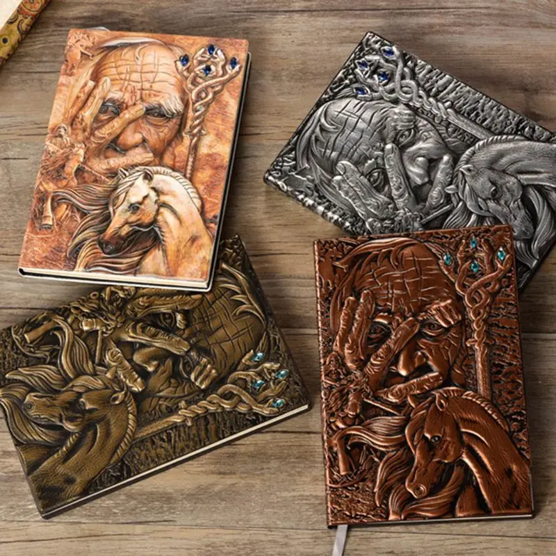 Creative The Magic Embossed A5 Leather Notebook Journal Notepad Travel Diary Planner Book School Office Supplies
Creative The Magic Embossed A5 Leather Notebook Journal Notepad Travel Diary Planner Book School Office Supplies