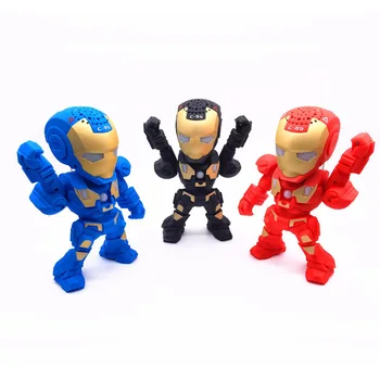 New Bluetooth Iron Man Mini Speaker Portable Wireless Kid Gifts With LED Flashing Light Stereo Hifi Sound Box TF USB MP3 For PC
New Bluetooth Iron Man Mini Speaker Portable Wireless Kid Gifts With LED Flashing Light Stereo Hifi Sound Box TF USB MP3 For PC