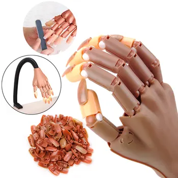 1 pcs Professional Practice Manicure Hand And 100pcs Nails Tips Nail Art Tool Flexible Holder Adjustable Training Model Hands
1 pcs Professional Practice Manicure Hand And 100pcs Nails Tips Nail Art Tool Flexible Holder Adjustable Training Model Hands