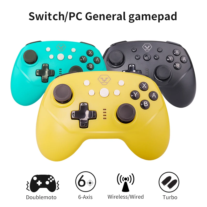 AOLION New For Nintend Switch Pro Controller Bluetooth Wireless Gamepads With Axis & Vibration Mando Pro Switch Lite Joystick
AOLION New For Nintend Switch Pro Controller Bluetooth Wireless Gamepads With Axis & Vibration Mando Pro Switch Lite Joystick
