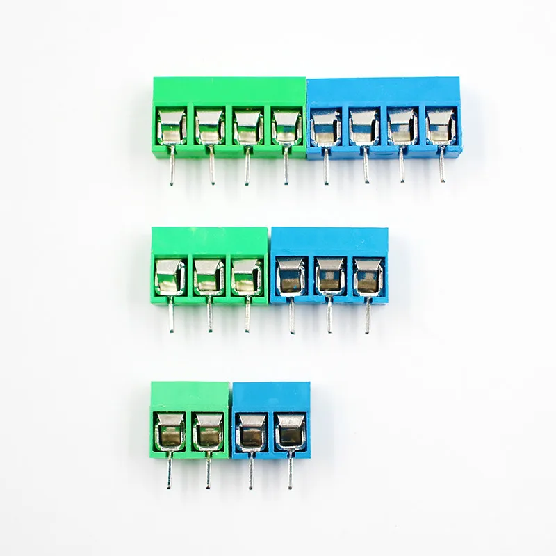 10Pcs/lot KF301-5.0-2P KF301-3P KF301-4P Pitch 5.0mm Straight Pin 2P 3P 4P Screw PCB Terminal Block Connector Blue Green
10Pcs/lot KF301-5.0-2P KF301-3P KF301-4P Pitch 5.0mm Straight Pin 2P 3P 4P Screw PCB Terminal Block Connector Blue Green