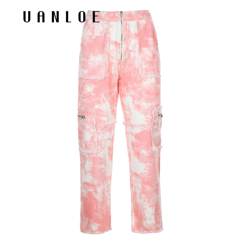 Tie Dye Pocket Patchwork Fashion Women High Waist Streetwear Jeans Vintage Design Zipper Straight Denim Pants Slim Jeans
Tie Dye Pocket Patchwork Fashion Women High Waist Streetwear Jeans Vintage Design Zipper Straight Denim Pants Slim Jeans