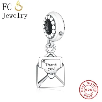 FC Jewelry Fit Original Brand Charm Bracelets 925 Sterling Silver Letter Thank You Love Heart Beads Pendant Making Berloque
FC Jewelry Fit Original Brand Charm Bracelets 925 Sterling Silver Letter Thank You Love Heart Beads Pendant Making Berloque