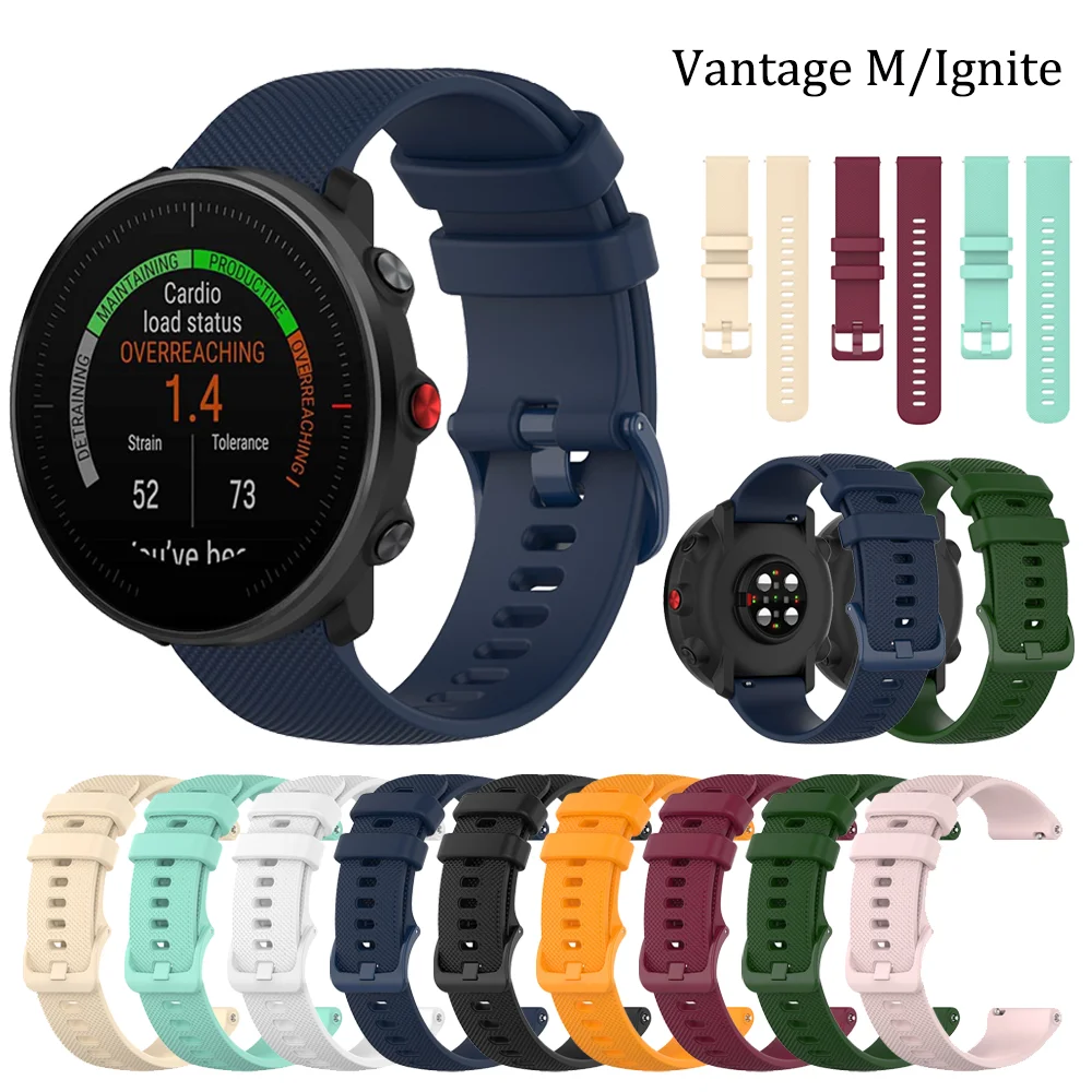 NEW Soft Silicone Strap For Polar Vantage M/Grit X Smart watch Band Watchband For Polar lgnite/unite Replacement Bracelet belt
NEW Soft Silicone Strap For Polar Vantage M/Grit X Smart watch Band Watchband For Polar lgnite/unite Replacement Bracelet belt
