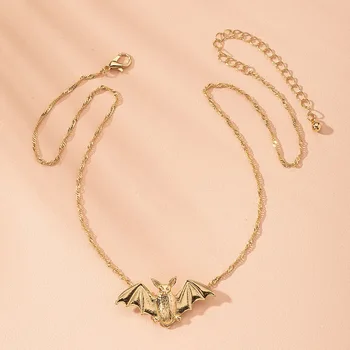 Europe and America Cross Border Fashion Ornament Pendant Hip Hop Cool Popular Brand Bat Necklace Nightclub Jewelry Necklace Whol
Europe and America Cross Border Fashion Ornament Pendant Hip Hop Cool Popular Brand Bat Necklace Nightclub Jewelry Necklace Whol