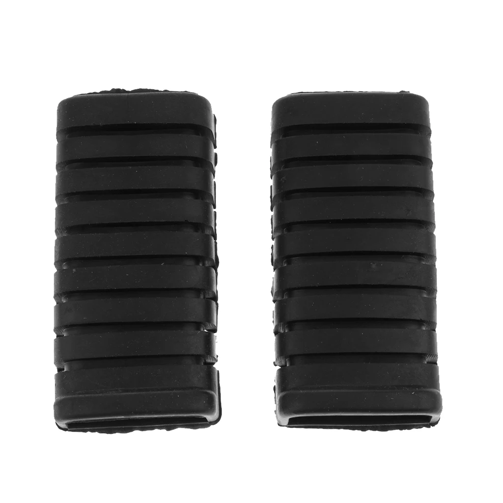 1 Pair Rubber Nonslip Footrest Pedal Foot Peg Cover for Honda WY125 WY 125