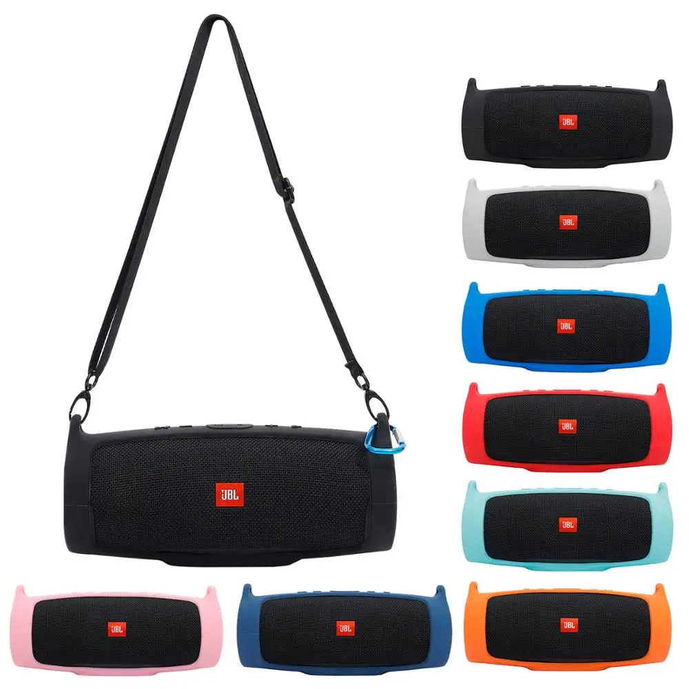 Silicone Protective Case Cover for JBL Charge 4 Speaker Portable Mountaineering Silicone Case Cover Protector Speaker Accessory 
Silicone Protective Case Cover for JBL Charge 4 Speaker Portable Mountaineering Silicone Case Cover Protector Speaker Accessory