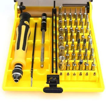 45 In 1 Practical For Mobile Phone Multifunction Professional Repair Tool Portable Non-Slip Torx Metal Screwdriver Set
45 In 1 Practical For Mobile Phone Multifunction Professional Repair Tool Portable Non-Slip Torx Metal Screwdriver Set