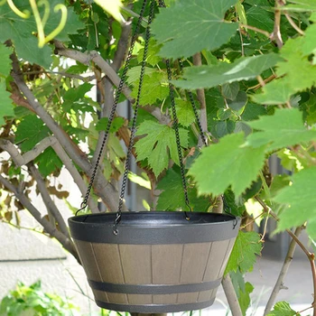 1*Flowerpot Fake Wooden Barrel Resin Hanging Flowerpot Chlorophytum Planter Indoor Decor 12" High Quality Garden Supplies
1*Flowerpot Fake Wooden Barrel Resin Hanging Flowerpot Chlorophytum Planter Indoor Decor 12" High Quality Garden Supplies