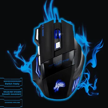 Wired Gaming Mouse 6/7 Button 5500 DPI LED Optical USB Computer Mouse Comfortable-hold Gaming Mouse GK99
Wired Gaming Mouse 6/7 Button 5500 DPI LED Optical USB Computer Mouse Comfortable-hold Gaming Mouse GK99