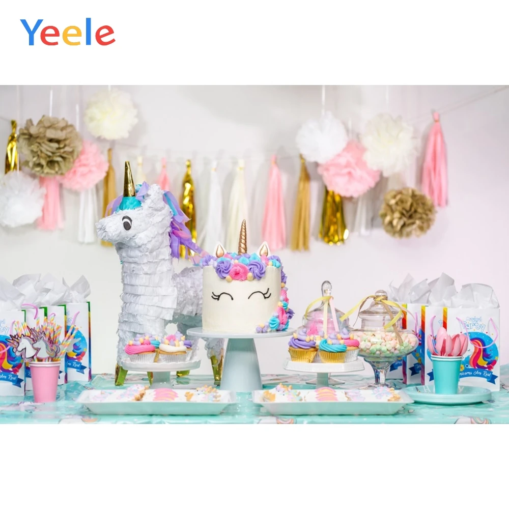 Yeele Unicorn Party Photophone Birthday Cake Baby Child Photography Backdrops Custom Photographic Backgrounds For Photo Studio
Yeele Unicorn Party Photophone Birthday Cake Baby Child Photography Backdrops Custom Photographic Backgrounds For Photo Studio