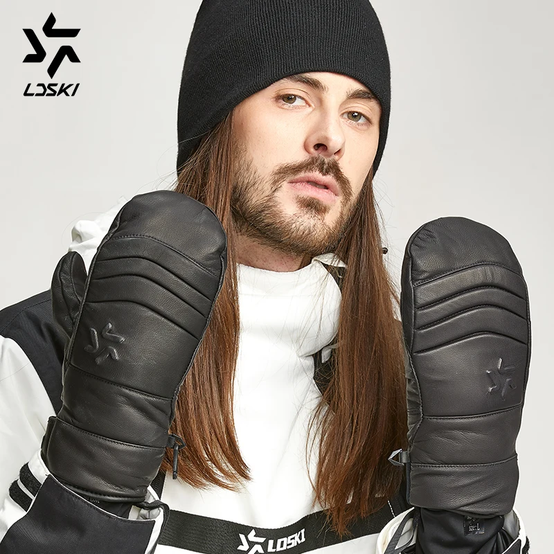 LDSKI Winter Thermal Ski Mittens Goat Leather Windproof Ski Gloves Snowboard Protective Gloves Waterproof Women Men
LDSKI Winter Thermal Ski Mittens Goat Leather Windproof Ski Gloves Snowboard Protective Gloves Waterproof Women Men