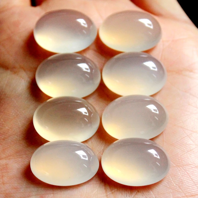 

Wholesale 2ps/lot Gray Carnelian Agate Bead cabochons,10x14mm 12x16mm 13x18mm 15x20mm,30x40mm Oval Gem stone Cabochon Ring Face