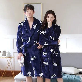 Lovers Couple Thicken Warm Winter Bathrobe Men Silk Long Kimono Bath Robe Male Dressing Gown for Mens Flannel Robes Sleepwear
Lovers Couple Thicken Warm Winter Bathrobe Men Silk Long Kimono Bath Robe Male Dressing Gown for Mens Flannel Robes Sleepwear