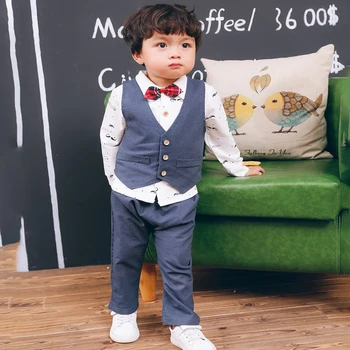 2019 Spring Baby Boys Clothing Sets Wedding Kids Clothes Sets Toddler Boys Clothing Baby Boy Clothes Gentleman Suit bow Tie
2019 Spring Baby Boys Clothing Sets Wedding Kids Clothes Sets Toddler Boys Clothing Baby Boy Clothes Gentleman Suit bow Tie