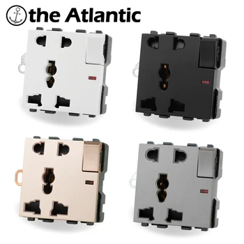 S Series- 2 3 Pin Universal Power Socket Module Function Module DIY Free Combination Outlet Grounded 5 Hole 10 13 16A
S Series- 2 3 Pin Universal Power Socket Module Function Module DIY Free Combination Outlet Grounded 5 Hole 10 13 16A