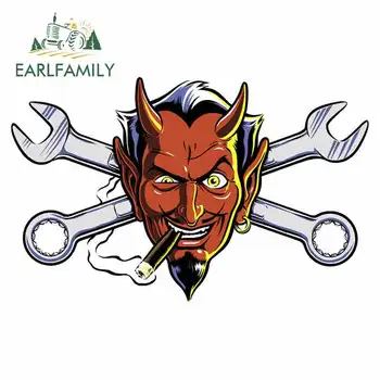 EARLFAMILY 13cm x 8.1cm for Devils Retro Mechanic Cartoon Car Stickers Vinyl JDM Bumper Trunk Truck Graphics Waterproof Anime
EARLFAMILY 13cm x 8.1cm for Devils Retro Mechanic Cartoon Car Stickers Vinyl JDM Bumper Trunk Truck Graphics Waterproof Anime