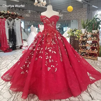 LS14650 lace flowers red beauty evening dress 2018 off shoulder sweetheat party dress for wedding with long train quick shipping
LS14650 lace flowers red beauty evening dress 2018 off shoulder sweetheat party dress for wedding with long train quick shipping