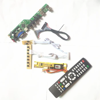For QD15XL02 QD15XL13 HDMI VGA AV USB RF 2CCFL LVDS 20Pin Inverter+Remote+keyboard LCD display panel T.V53 drive card board Kit
For QD15XL02 QD15XL13 HDMI VGA AV USB RF 2CCFL LVDS 20Pin Inverter+Remote+keyboard LCD display panel T.V53 drive card board Kit