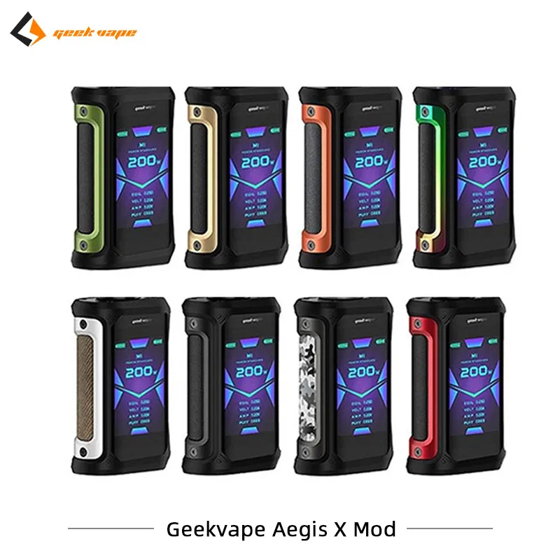 2pcs/lot Geekvape Aegis X Mod 200W Max Output Electronic Cigarettes Mod with AS 2.0 Chips Powered By Dual 18650 Vaporizer
2pcs/lot Geekvape Aegis X Mod 200W Max Output Electronic Cigarettes Mod with AS 2.0 Chips Powered By Dual 18650 Vaporizer