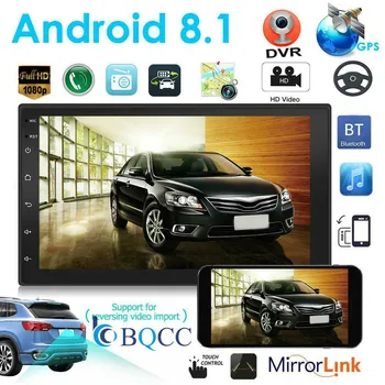 2Din 7in Android 8.1 Touch Screen Autoradio GPS Navi WiFi Car Stereo MP5 Player FM Radio Car Radio + Camera
2Din 7in Android 8.1 Touch Screen Autoradio GPS Navi WiFi Car Stereo MP5 Player FM Radio Car Radio + Camera