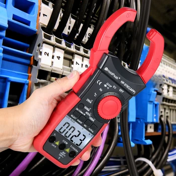 HoldPeak Digital Current Clamp Meter Ammeter Resistance Tester AC/DC Amperimetric Clamp Multimeter with Backlit Display
HoldPeak Digital Current Clamp Meter Ammeter Resistance Tester AC/DC Amperimetric Clamp Multimeter with Backlit Display