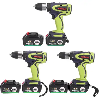 28V Impact Drill Cordless Screwdriver Power Tools Screwdriver Impact Hand Drill Screwdriver +2xLithium Battery With Plastic Tool
28V Impact Drill Cordless Screwdriver Power Tools Screwdriver Impact Hand Drill Screwdriver +2xLithium Battery With Plastic Tool