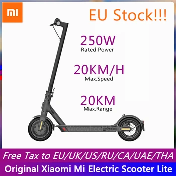 EU Stock 2020 Original Xiaomi Mi Electric Scooter Lite Foldable Smart KickScooter Xiaomi Lite Hoverboard Skate Board with APP
EU Stock 2020 Original Xiaomi Mi Electric Scooter Lite Foldable Smart KickScooter Xiaomi Lite Hoverboard Skate Board with APP