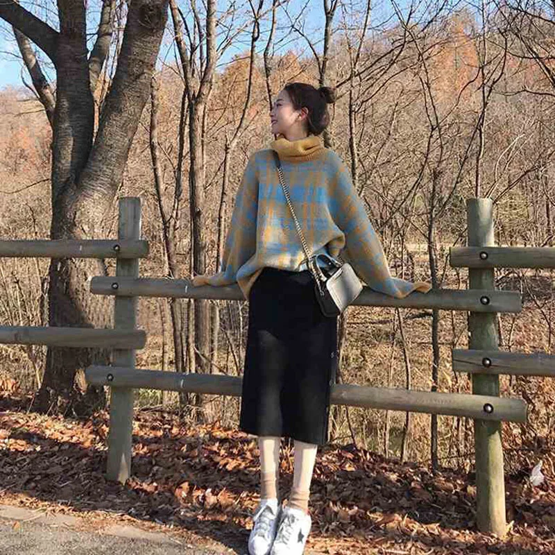 Sweater Skirt Two-piece Set Season Female Suit Late Evening Wind Loose Hong Kong Flavor Temperament 8926
Sweater Skirt Two-piece Set Season Female Suit Late Evening Wind Loose Hong Kong Flavor Temperament 8926