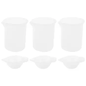 Reusable DIY 6pcs Silicone Nonstick Measuring Mixing Cups for Resin Glue Tools Cup Making Handmade Craft
Reusable DIY 6pcs Silicone Nonstick Measuring Mixing Cups for Resin Glue Tools Cup Making Handmade Craft