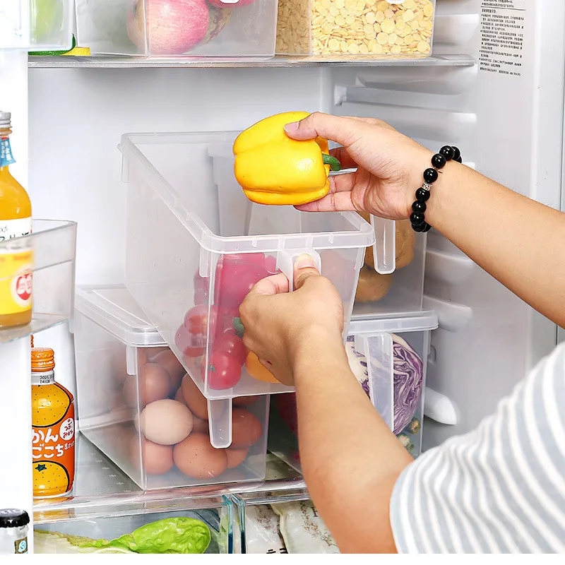 Refrigerator Storage Box Kitchen Frozen Hide Eggs Freshness Box Storage Box Frozen Dumplings Box Organizing Box Drawer-Type
Refrigerator Storage Box Kitchen Frozen Hide Eggs Freshness Box Storage Box Frozen Dumplings Box Organizing Box Drawer-Type